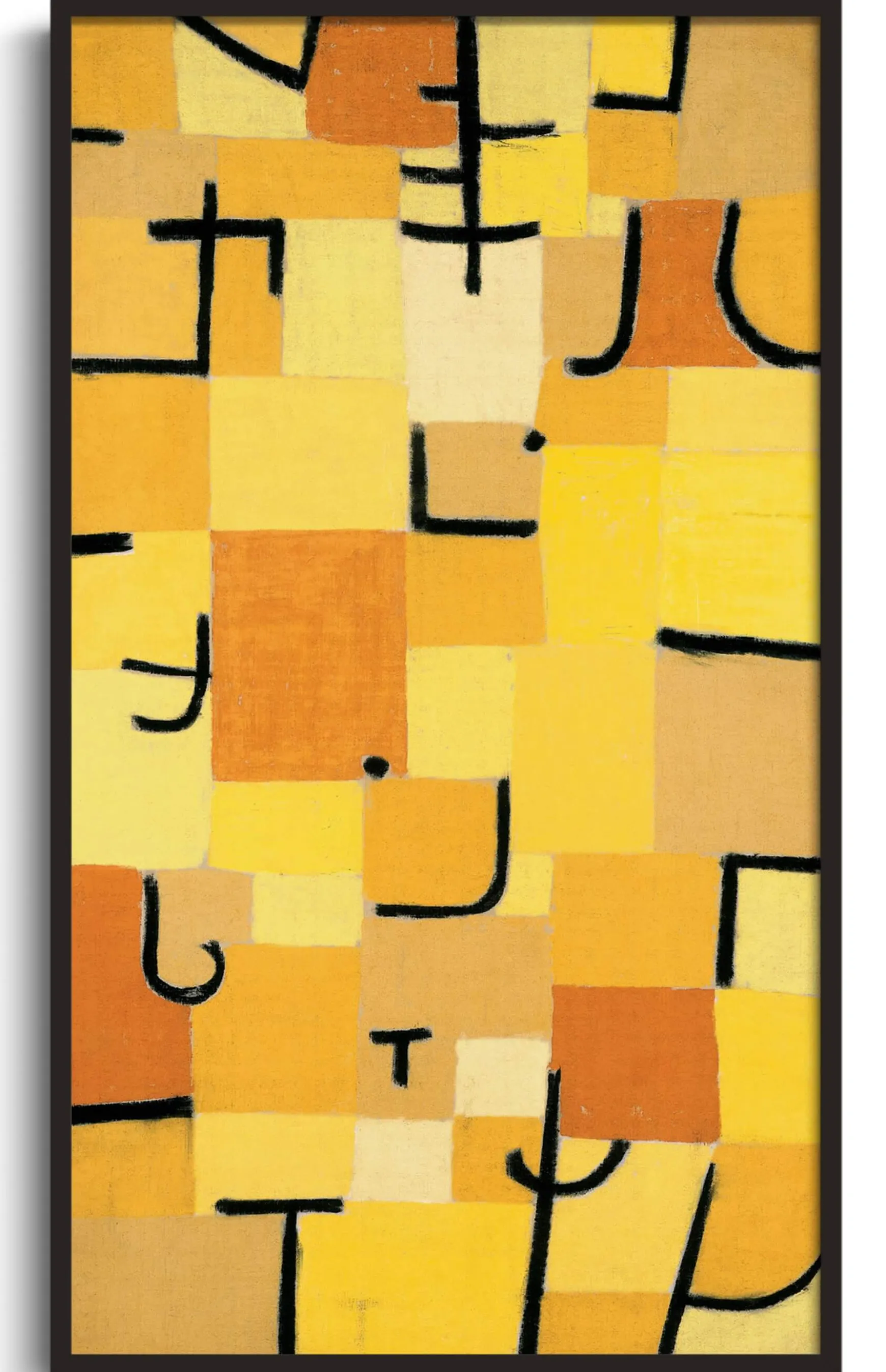 Galerie Mont Klee<Signes en jaune - Paul Klee