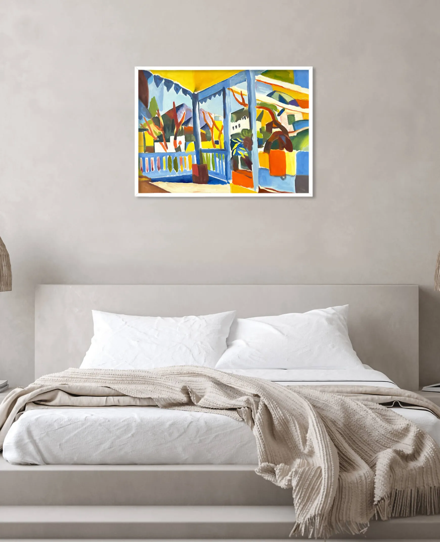 Galerie Mont Macke<Terrasse de la maison de campagne à St. Germain - August Macke