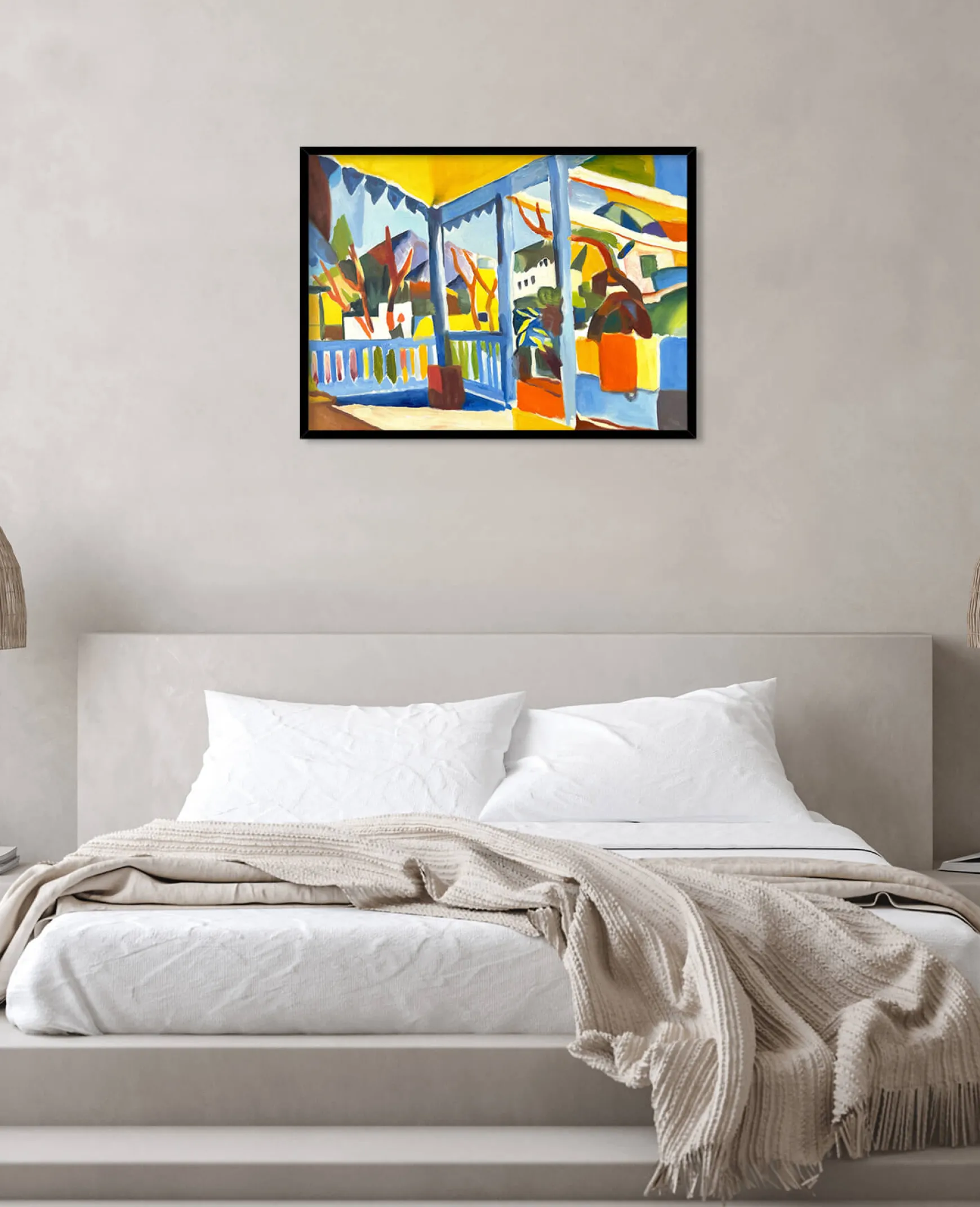 Galerie Mont Macke<Terrasse de la maison de campagne à St. Germain - August Macke