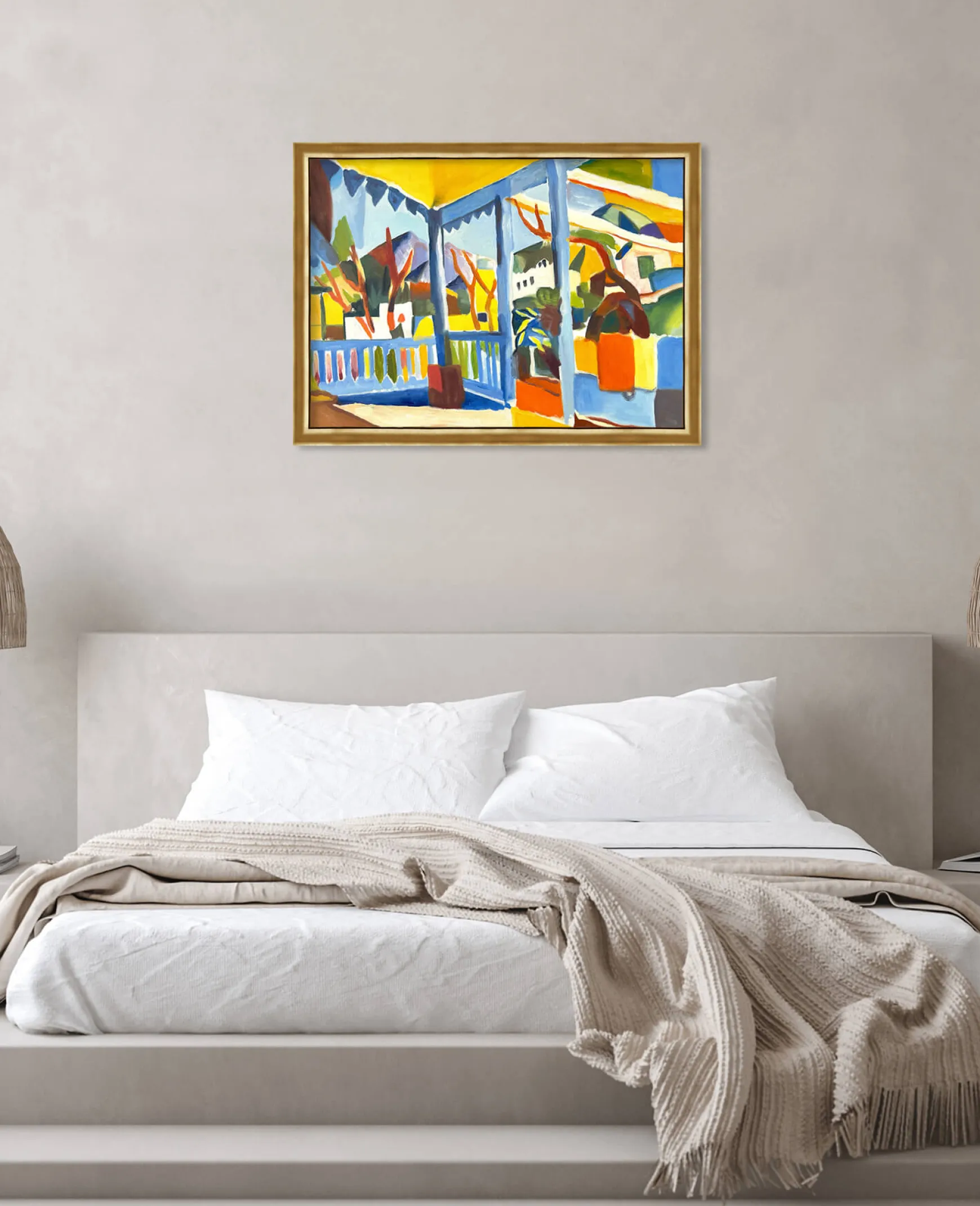 Galerie Mont Macke<Terrasse de la maison de campagne à St. Germain - August Macke