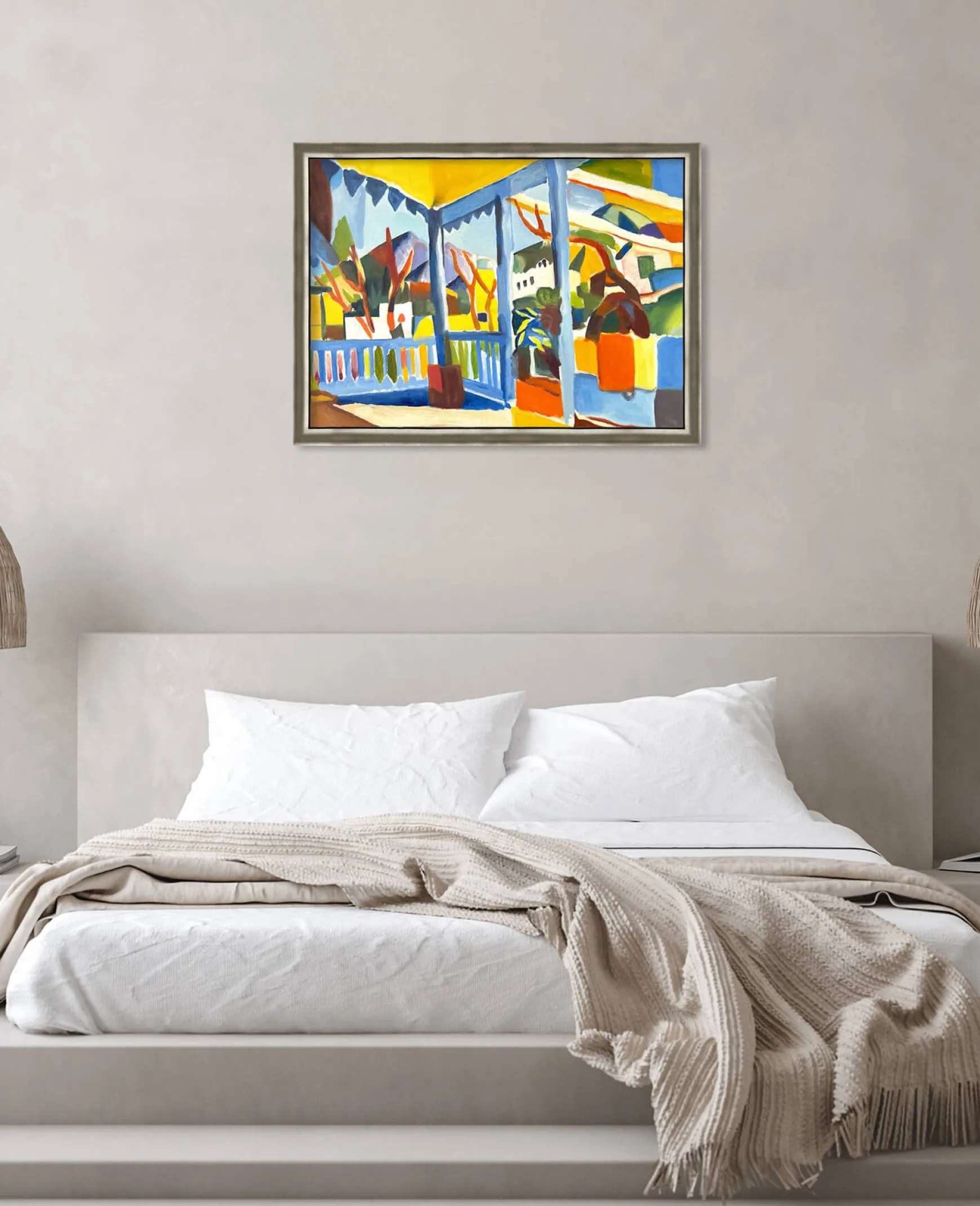 Galerie Mont Macke<Terrasse de la maison de campagne à St. Germain - August Macke
