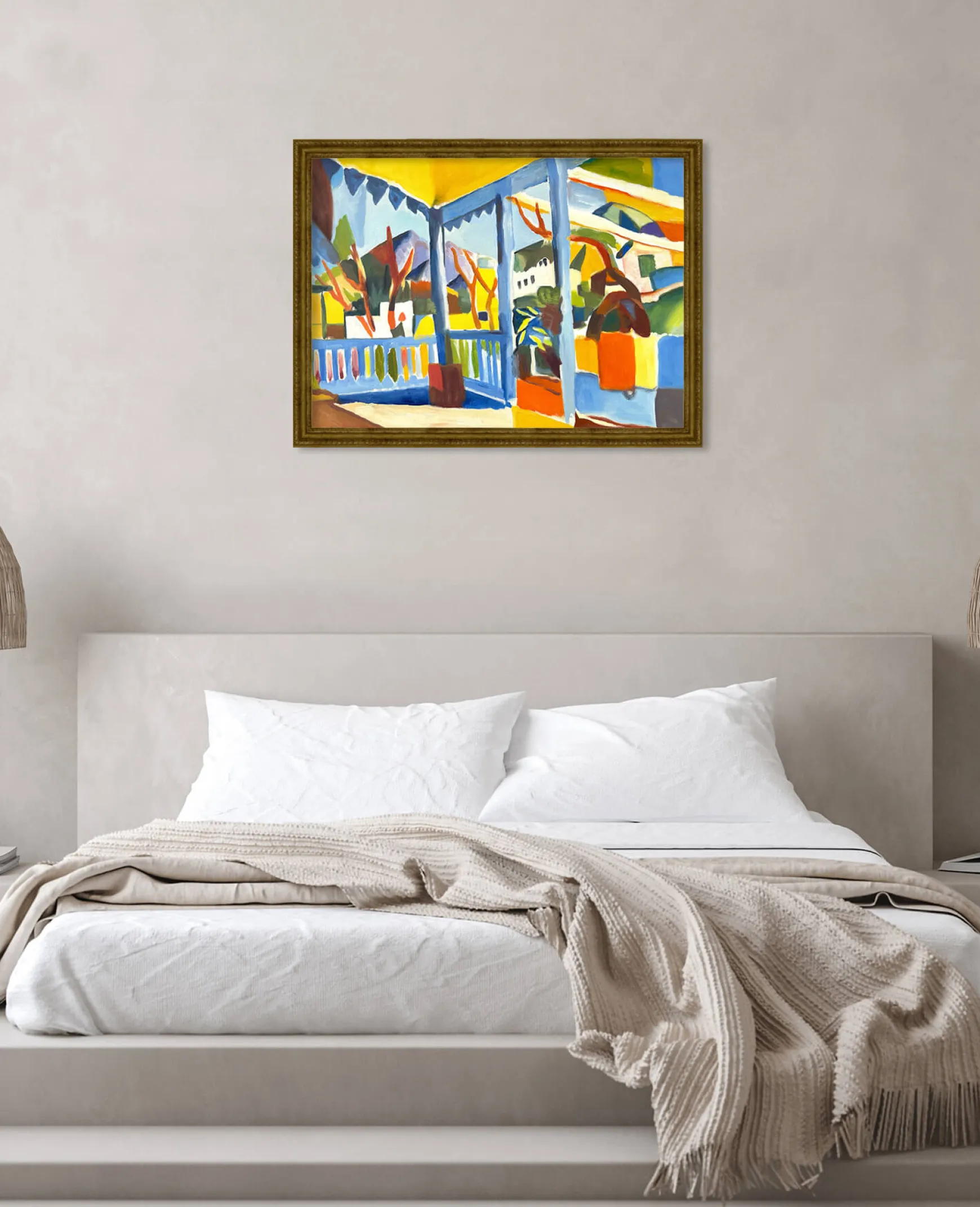 Galerie Mont Macke<Terrasse de la maison de campagne à St. Germain - August Macke