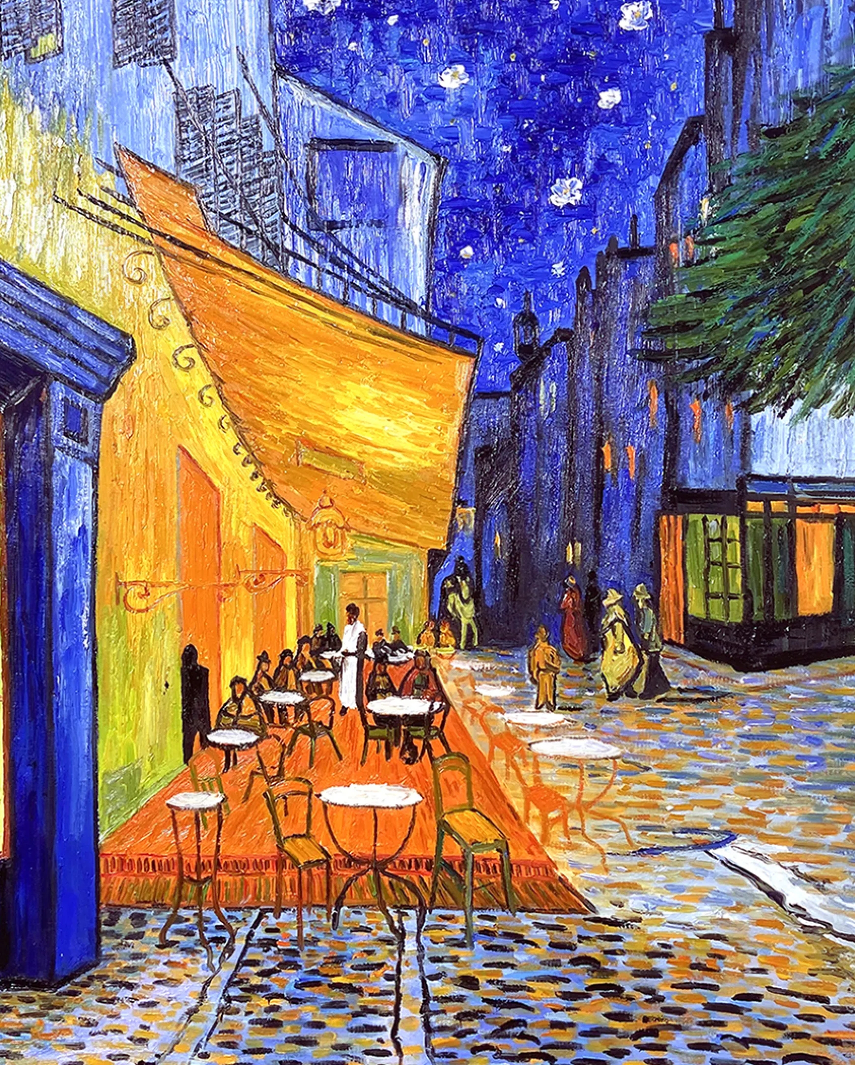 Galerie Mont Van Gogh<Terrasse du café le soir - Vincent Van Gogh