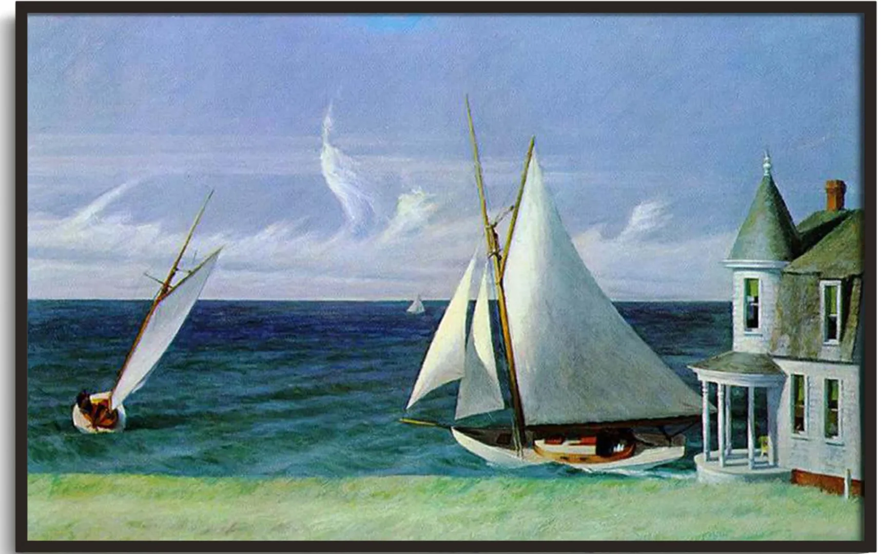 Galerie Mont Hopper<The Lee Shore - Edward Hopper