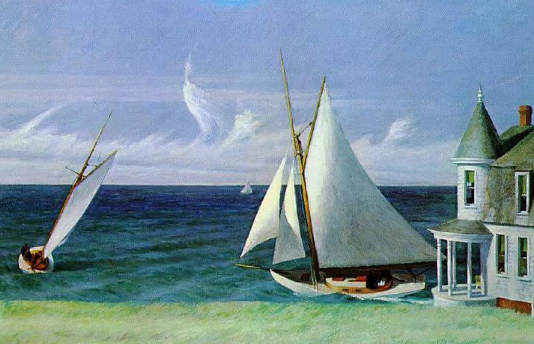 Galerie Mont Hopper<The Lee Shore - Edward Hopper