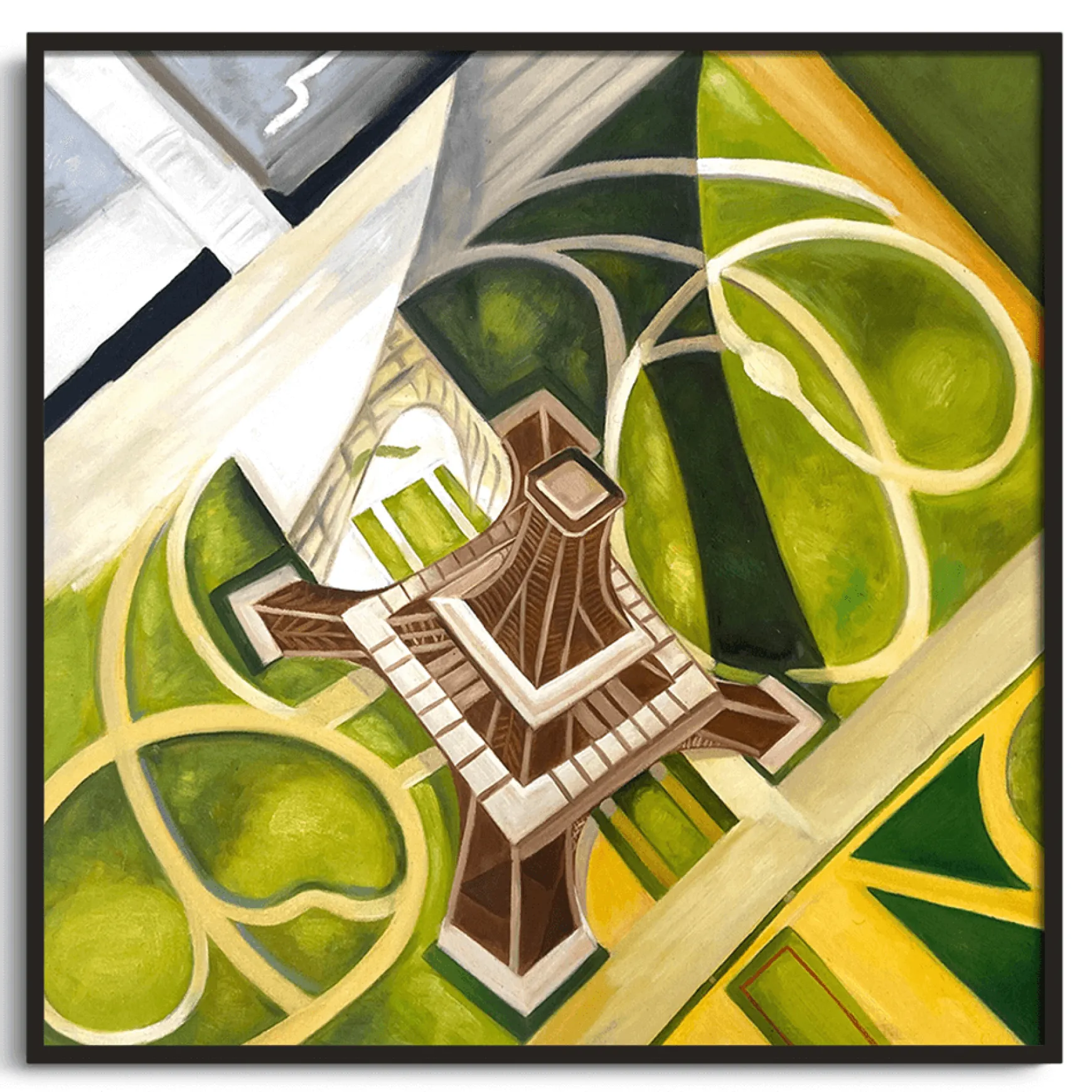 Galerie Mont Delaunay<Tour Eiffel et Jardin du Champs de Mars - Robert Delaunay