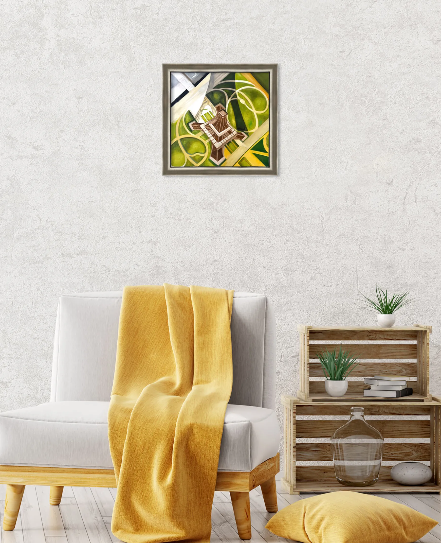 Galerie Mont Delaunay<Tour Eiffel et Jardin du Champs de Mars - Robert Delaunay