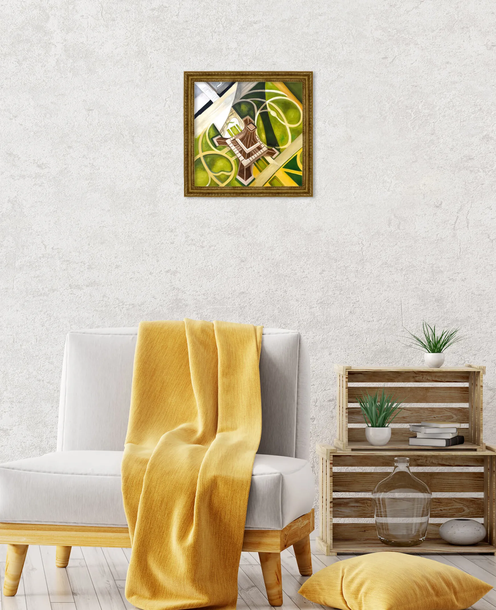 Galerie Mont Delaunay<Tour Eiffel et Jardin du Champs de Mars - Robert Delaunay