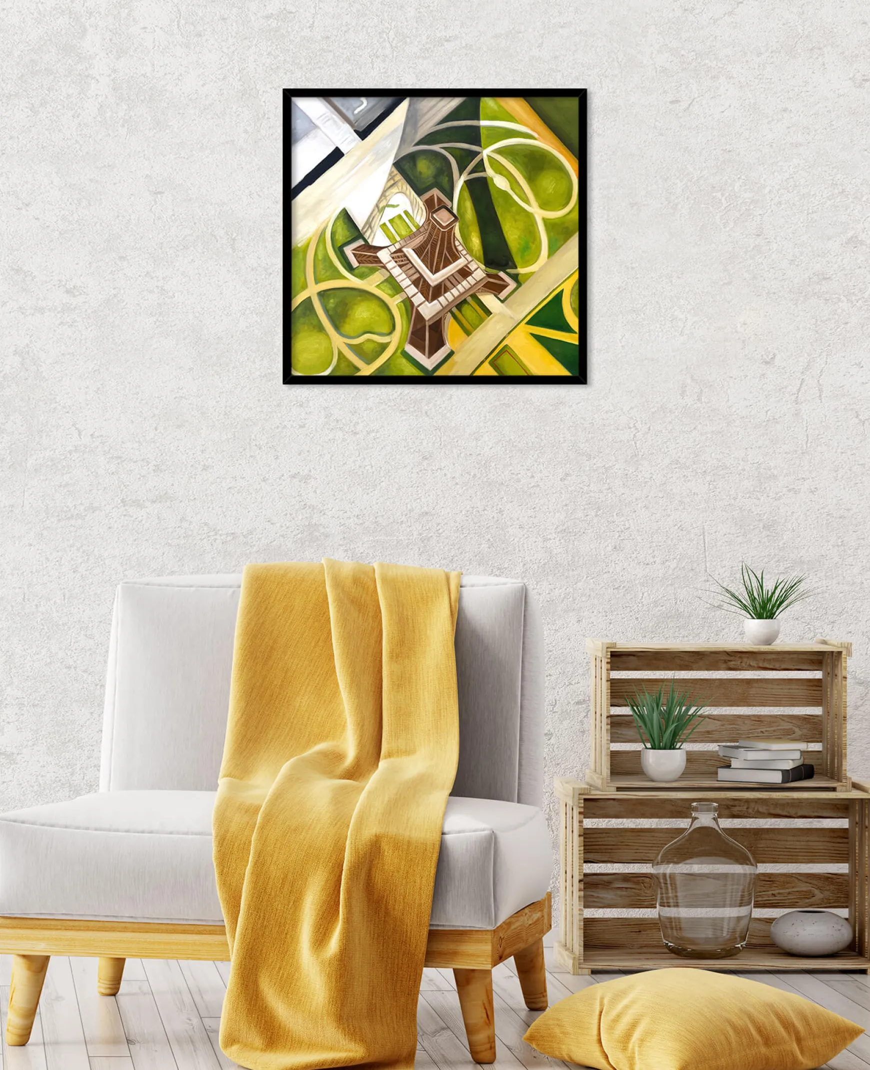 Galerie Mont Delaunay<Tour Eiffel et Jardin du Champs de Mars - Robert Delaunay