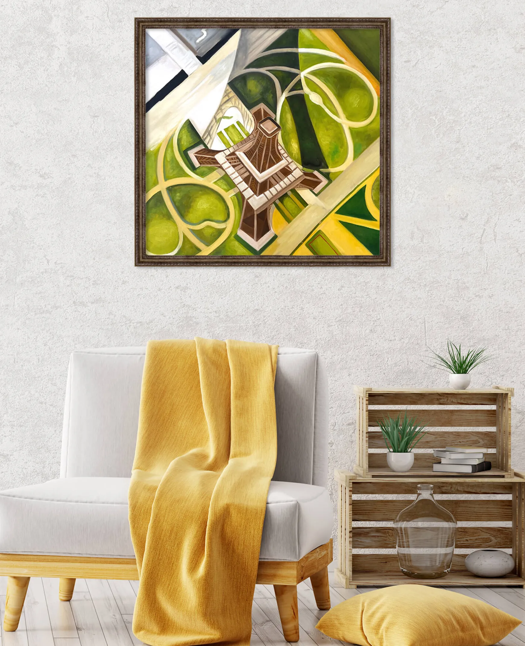 Galerie Mont Delaunay<Tour Eiffel et Jardin du Champs de Mars - Robert Delaunay