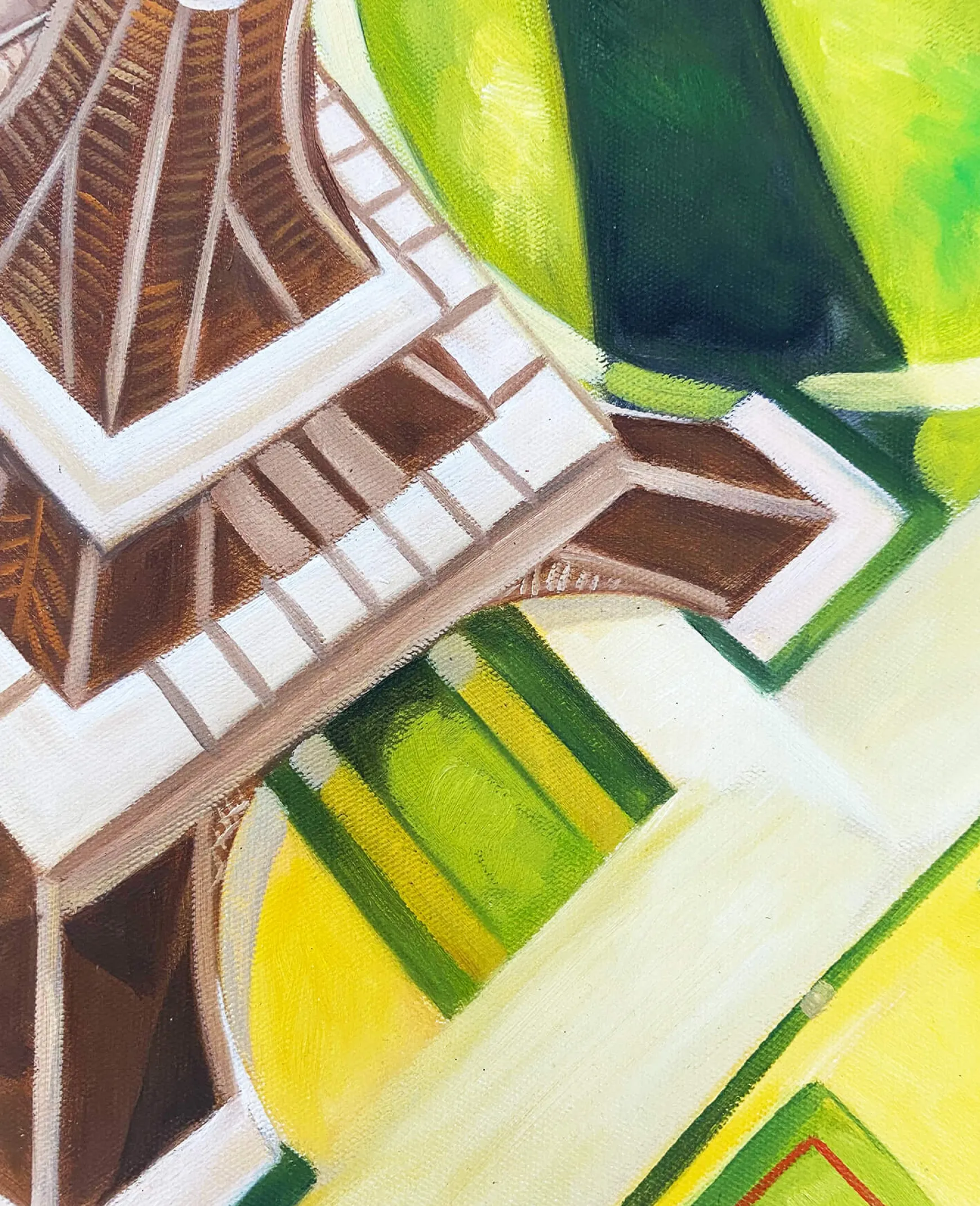 Galerie Mont Delaunay<Tour Eiffel et Jardin du Champs de Mars - Robert Delaunay