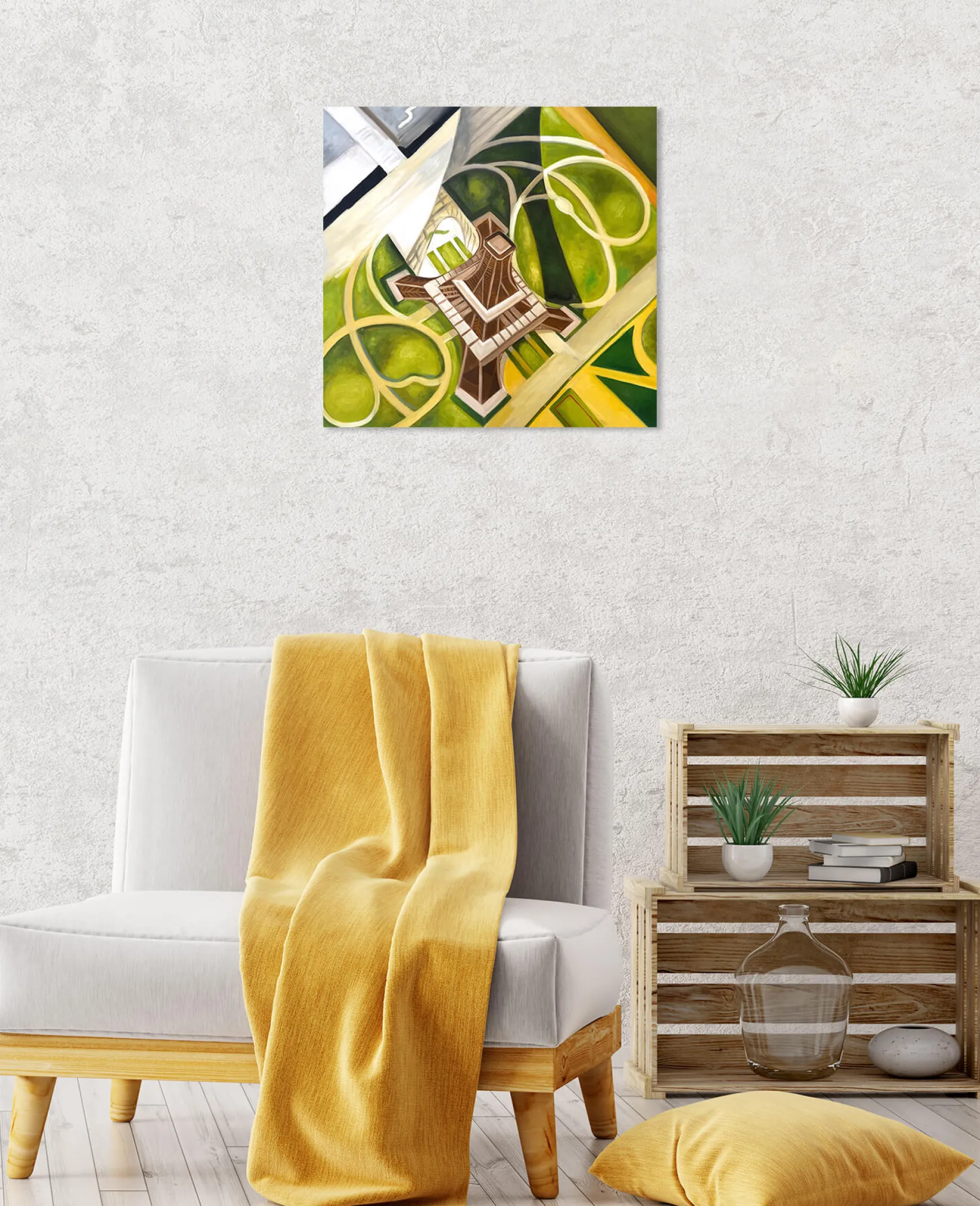 Galerie Mont Delaunay<Tour Eiffel et Jardin du Champs de Mars - Robert Delaunay