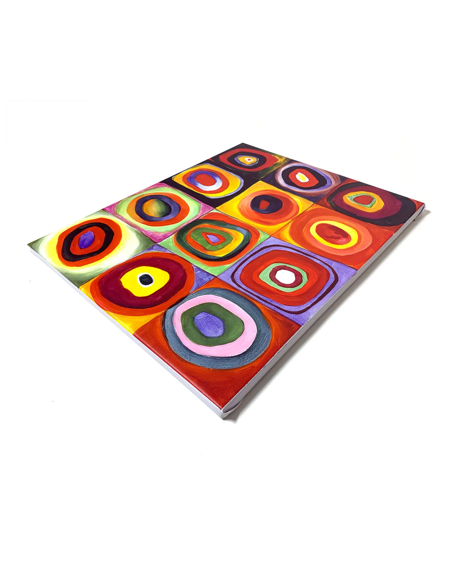 Galerie Mont Kandinsky<Étude de couleurs, carrés avec cercles concentriques - Vassily Kandinsky