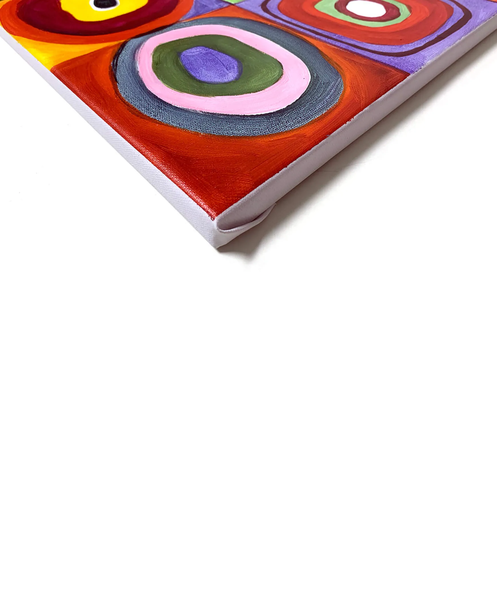 Galerie Mont Kandinsky<Étude de couleurs, carrés avec cercles concentriques - Vassily Kandinsky