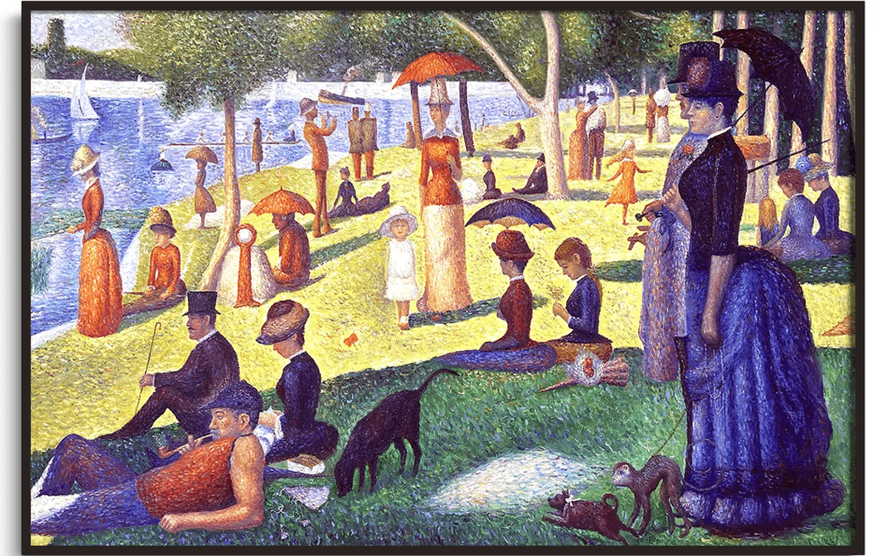 Galerie Mont Seurat<Un dimanche après-midi à l'Île de la Grande Jatte - Georges Seurat
